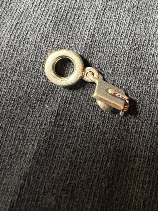 Pandora Jewelry - Sterling Silver Dangle Charm in Gold Tone